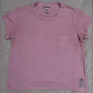 Victoria's Secret Light Pink Heather Pajama Top